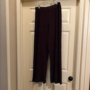 Michael Lauren dark brown velour Wide Leg Pants